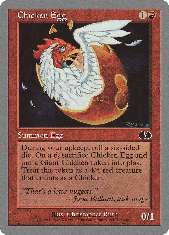 Chicken Egg [Unglued] | Chromatic Games