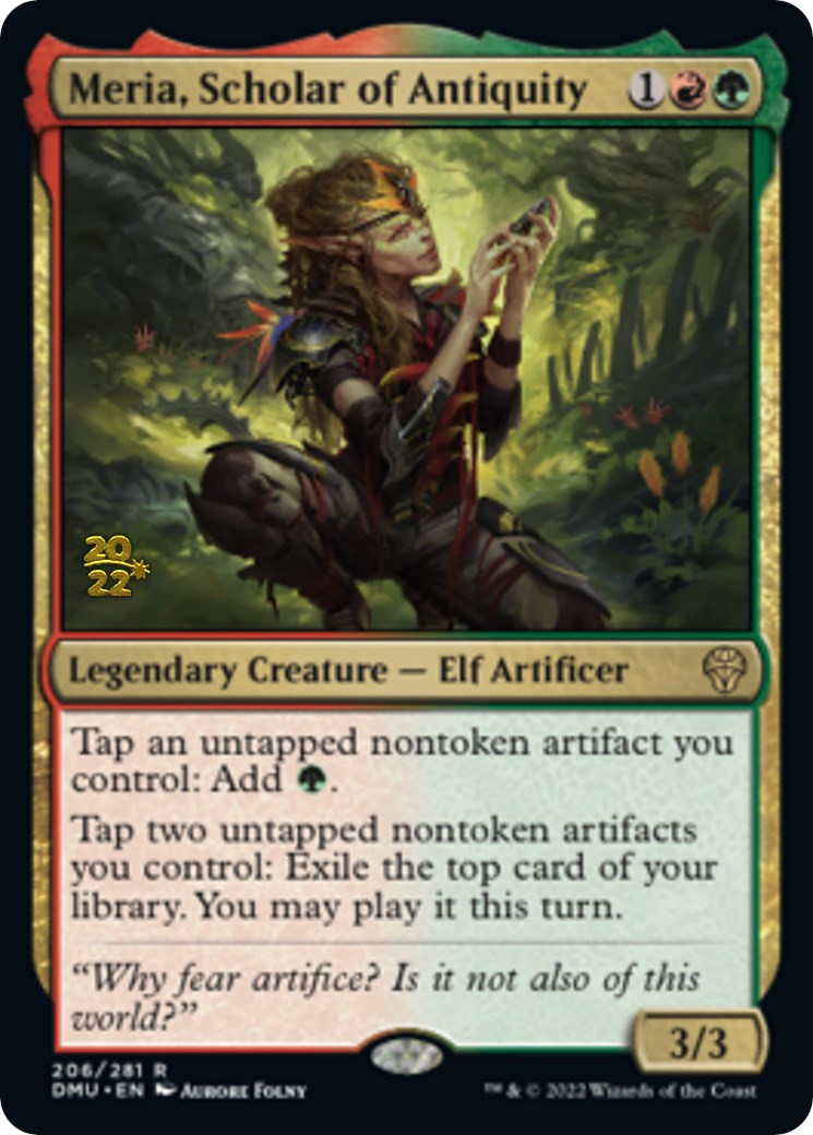 Meria, Scholar of Antiquity [Dominaria United Prerelease Promos] | Chromatic Games