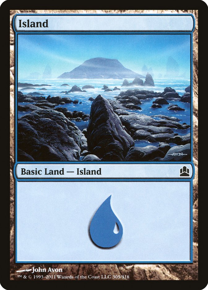 Island (305) [Commander 2011] | Chromatic Games