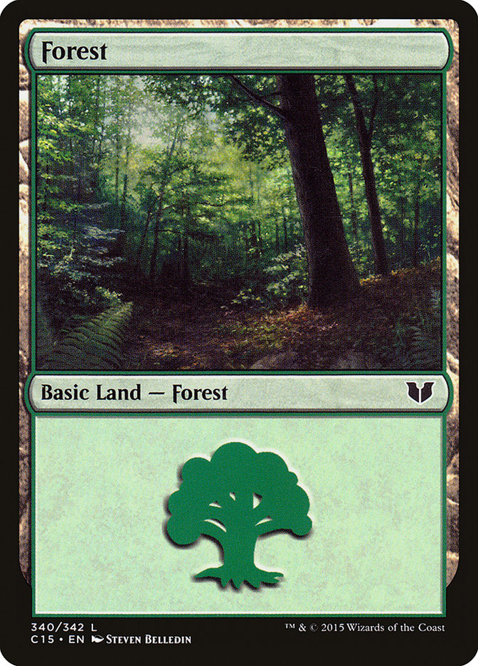 Forest (340) [Commander 2015] | Chromatic Games