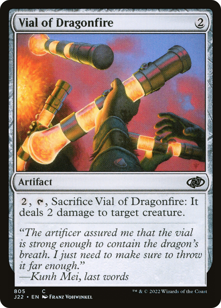 Vial of Dragonfire [Jumpstart 2022] | Chromatic Games