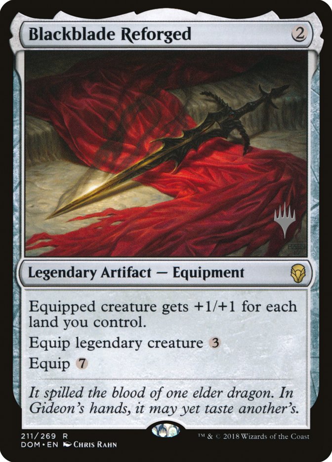 Blackblade Reforged (Promo Pack) [Dominaria Promos] | Chromatic Games