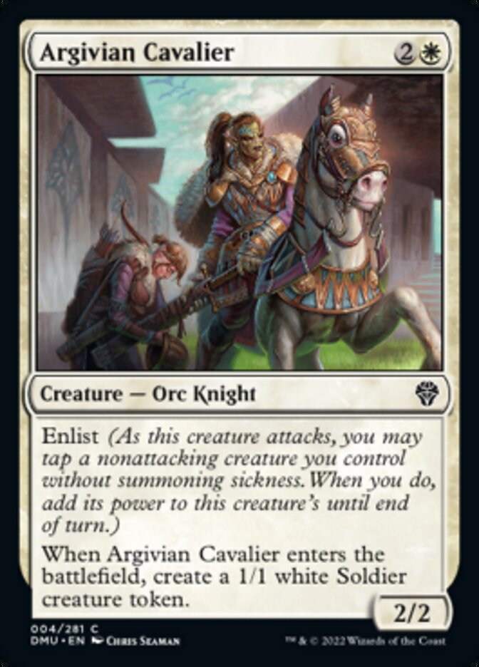 Argivian Cavalier [Dominaria United] | Chromatic Games