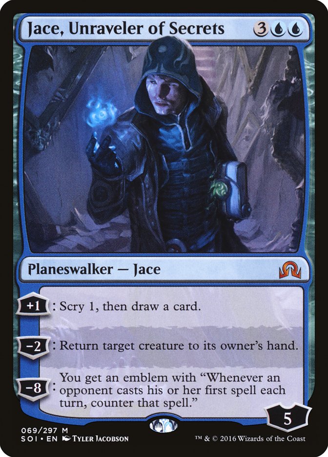 Jace, Unraveler of Secrets [Shadows over Innistrad] | Chromatic Games