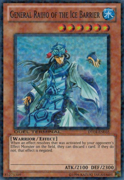 General Raiho of the Ice Barrier [DT04-EN035] Super Rare | Chromatic Games