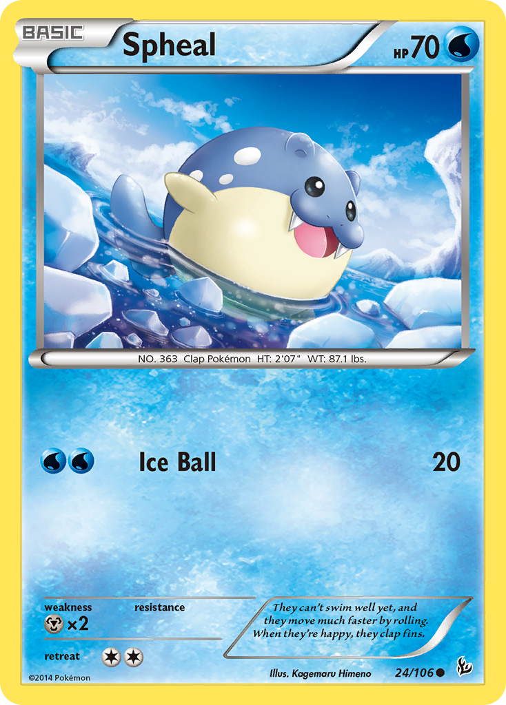 Spheal (24/106) [XY: Flashfire] | Chromatic Games