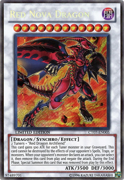 Red Nova Dragon [CT07-EN005] Secret Rare | Chromatic Games