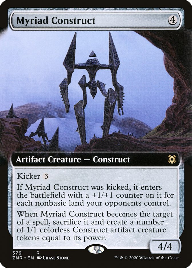 Myriad Construct (Extended Art) [Zendikar Rising] | Chromatic Games