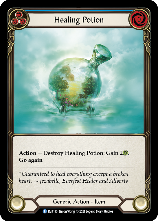 Healing Potion [EVR183] (Everfest)  1st Edition Cold Foil | Chromatic Games