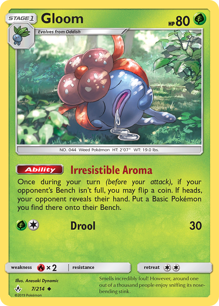 Gloom (7/214) [Sun & Moon: Unbroken Bonds] | Chromatic Games