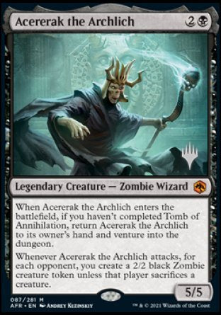 Acererak the Archlich (Promo Pack) [Dungeons & Dragons: Adventures in the Forgotten Realms Promos] | Chromatic Games