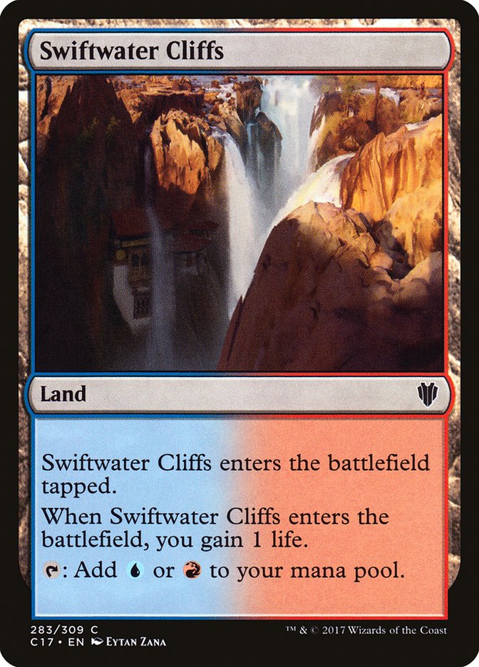 Swiftwater Cliffs [Commander 2017] | Chromatic Games