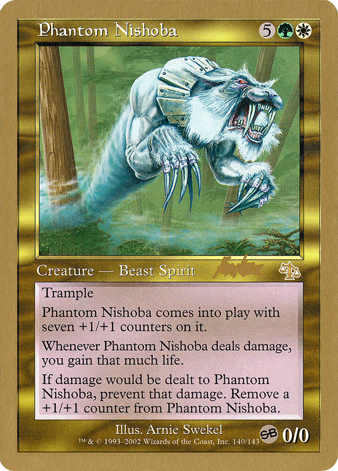 Phantom Nishoba (Brian Kibler) (SB) [World Championship Decks 2002] | Chromatic Games