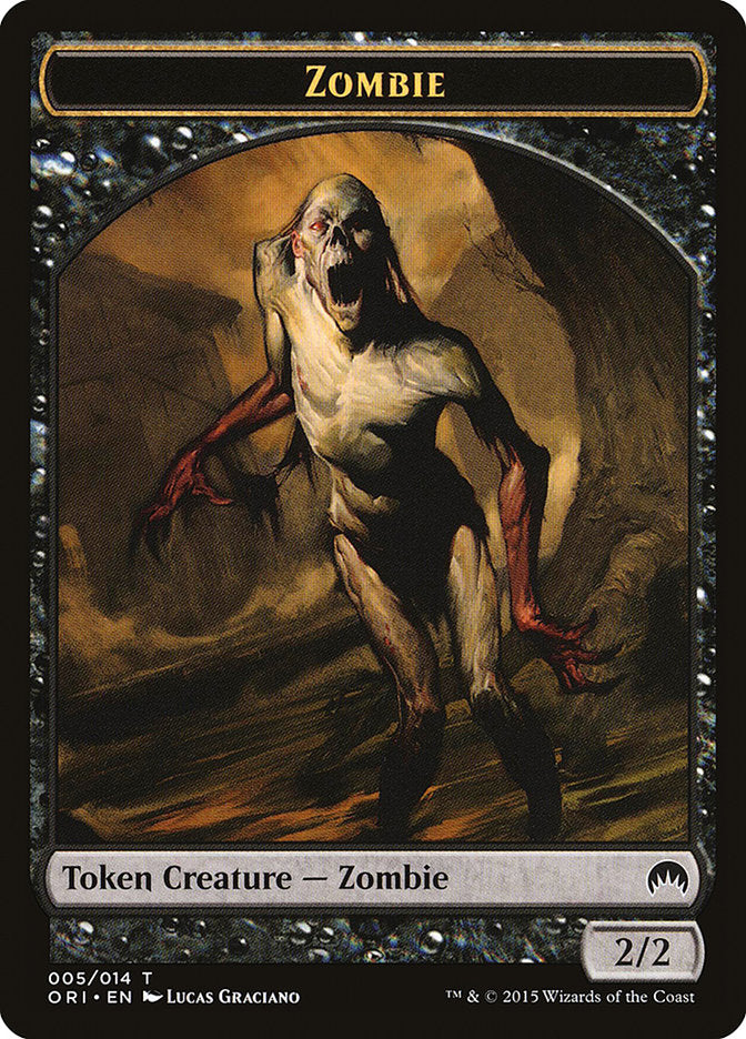 Zombie Token [Magic Origins Tokens] | Chromatic Games