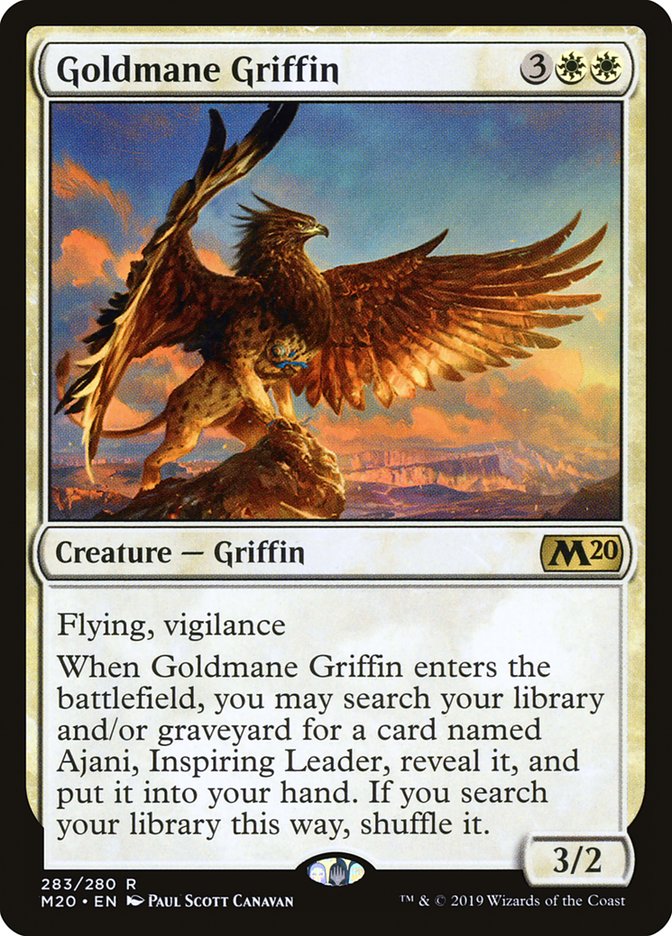 Goldmane Griffin [Core Set 2020] | Chromatic Games