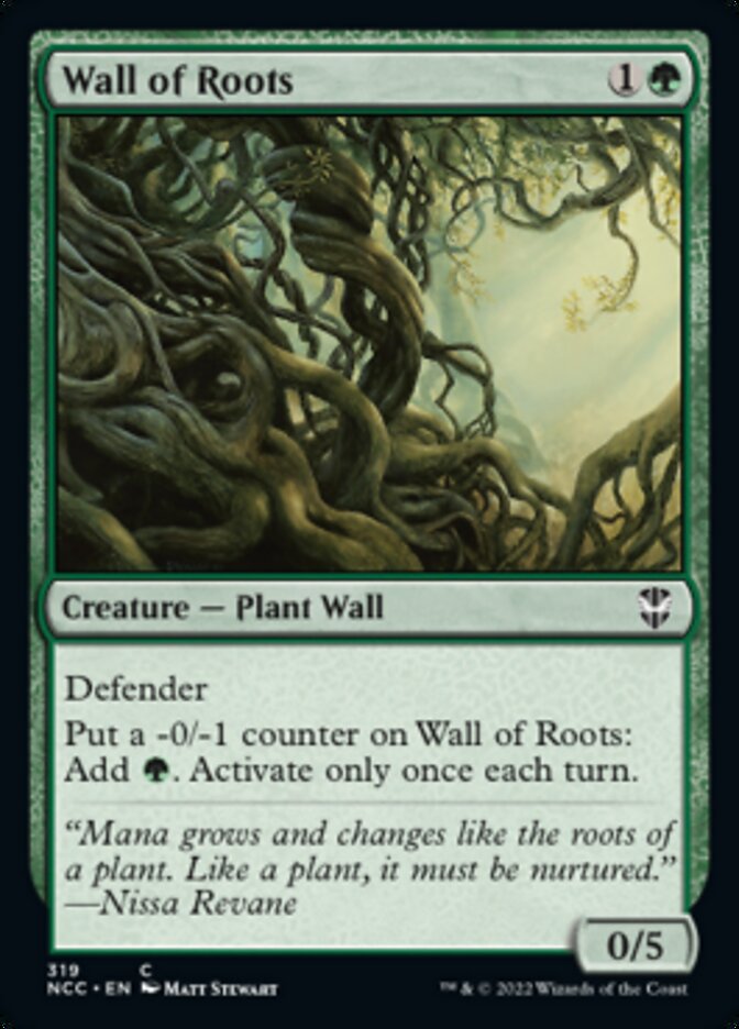 Wall of Roots [Streets of New Capenna Commander] | Chromatic Games