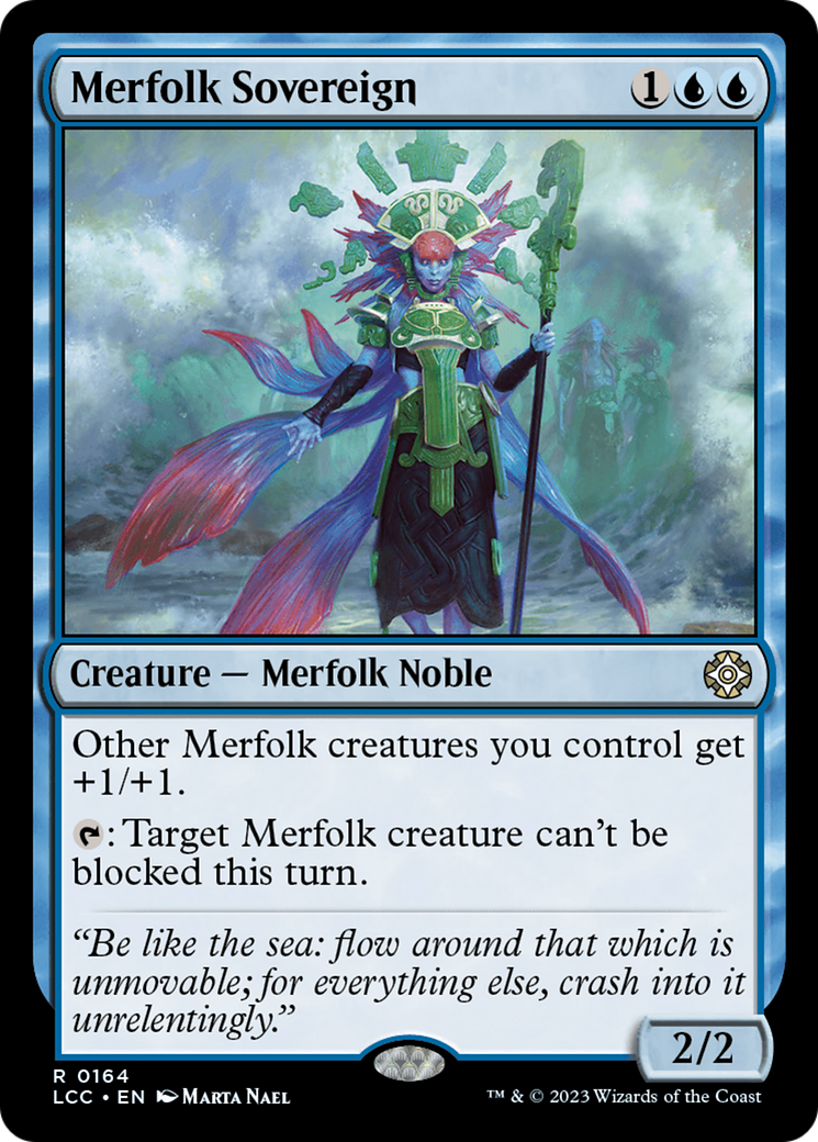 Merfolk Sovereign [The Lost Caverns of Ixalan Commander] | Chromatic Games