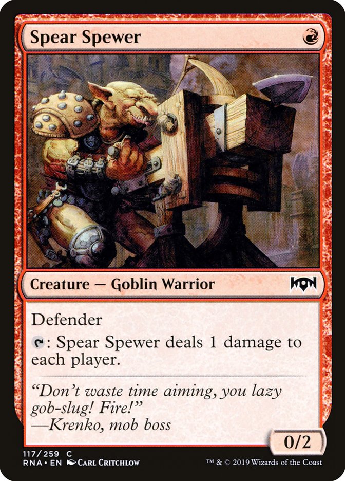 Spear Spewer [Ravnica Allegiance] | Chromatic Games