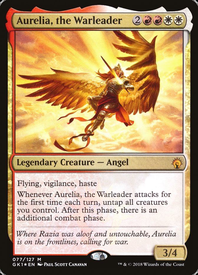 Aurelia, the Warleader [Guilds of Ravnica Guild Kit] | Chromatic Games