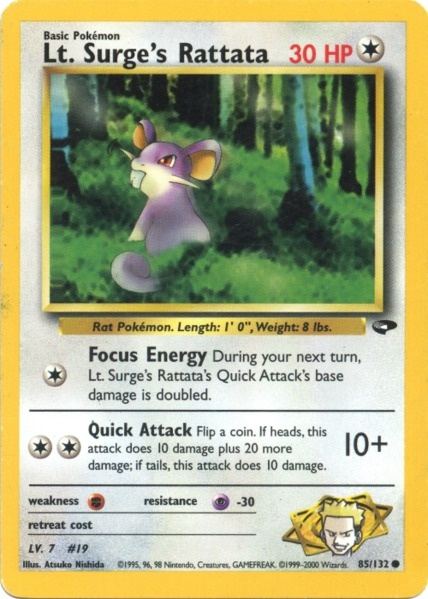 Lt. Surge's Rattata [Gym Challenge] | Chromatic Games