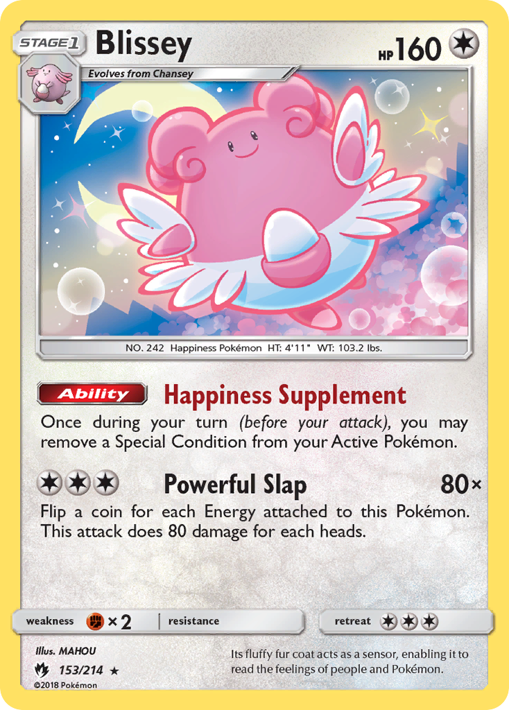 Blissey (153/214) [Sun & Moon: Lost Thunder] | Chromatic Games