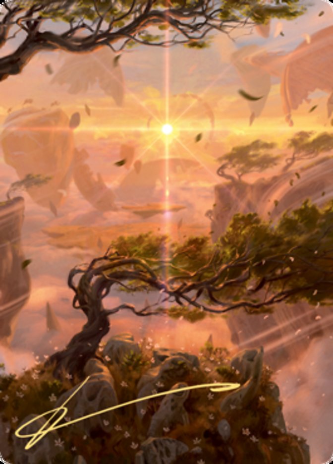 Windswept Heath Art Card (Gold-Stamped Signature) [Zendikar Rising Art Series] | Chromatic Games