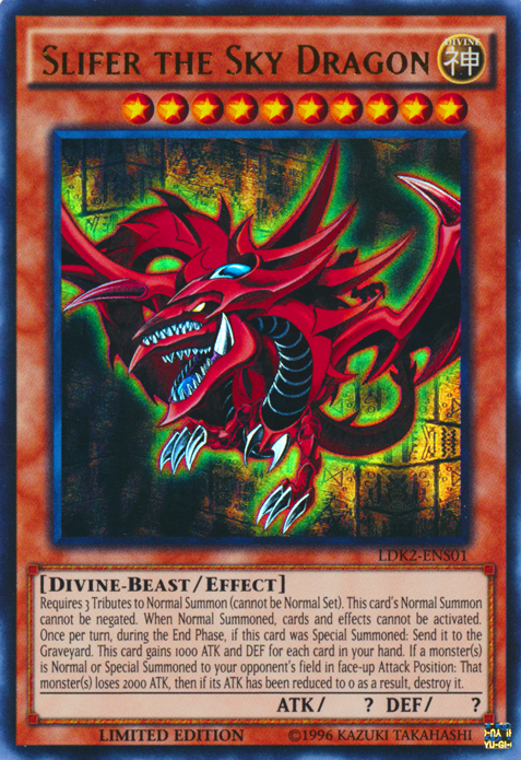 Slifer the Sky Dragon [LDK2-ENS01] Ultra Rare | Chromatic Games