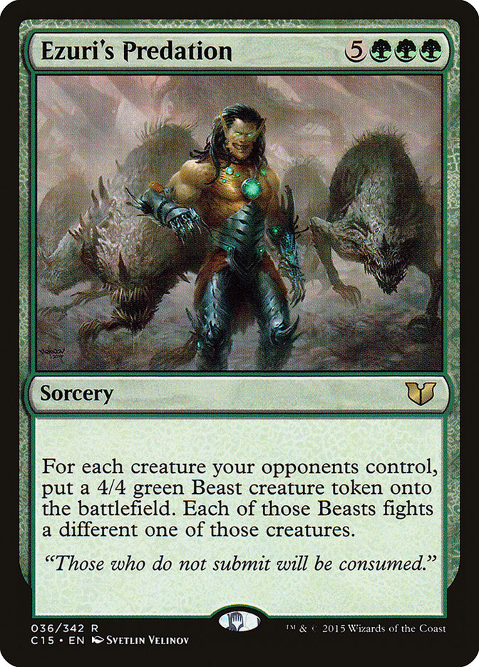 Ezuri's Predation [Commander 2015] | Chromatic Games