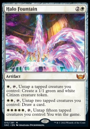 Halo Fountain (Promo Pack) [Streets of New Capenna Promos] | Chromatic Games