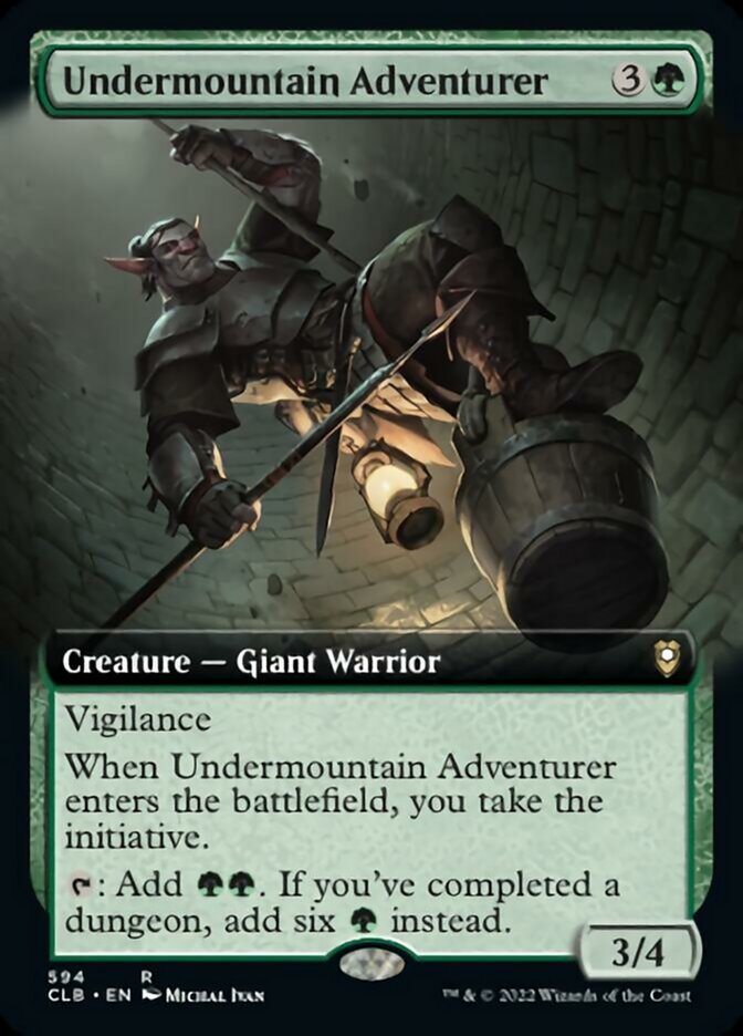 Undermountain Adventurer (Extended Art) [Commander Legends: Battle for Baldur's Gate] | Chromatic Games