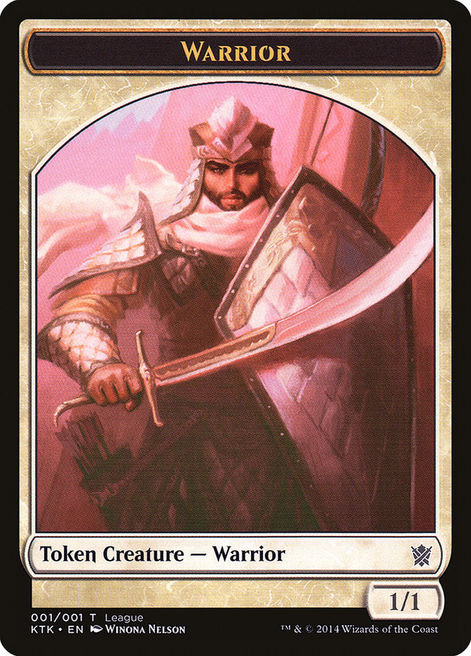 Warrior Token [League Tokens 2014] | Chromatic Games