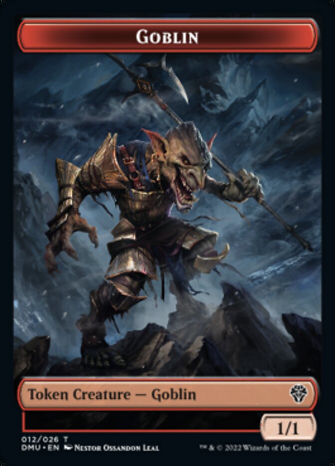 Soldier // Goblin Double-Sided Token [Dominaria United Tokens] | Chromatic Games