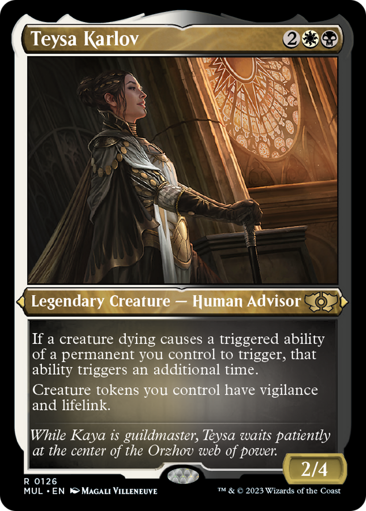 Teysa Karlov (Foil Etched) [Multiverse Legends] | Chromatic Games