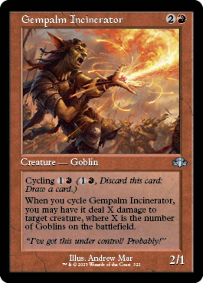 Gempalm Incinerator (Retro) [Dominaria Remastered] | Chromatic Games