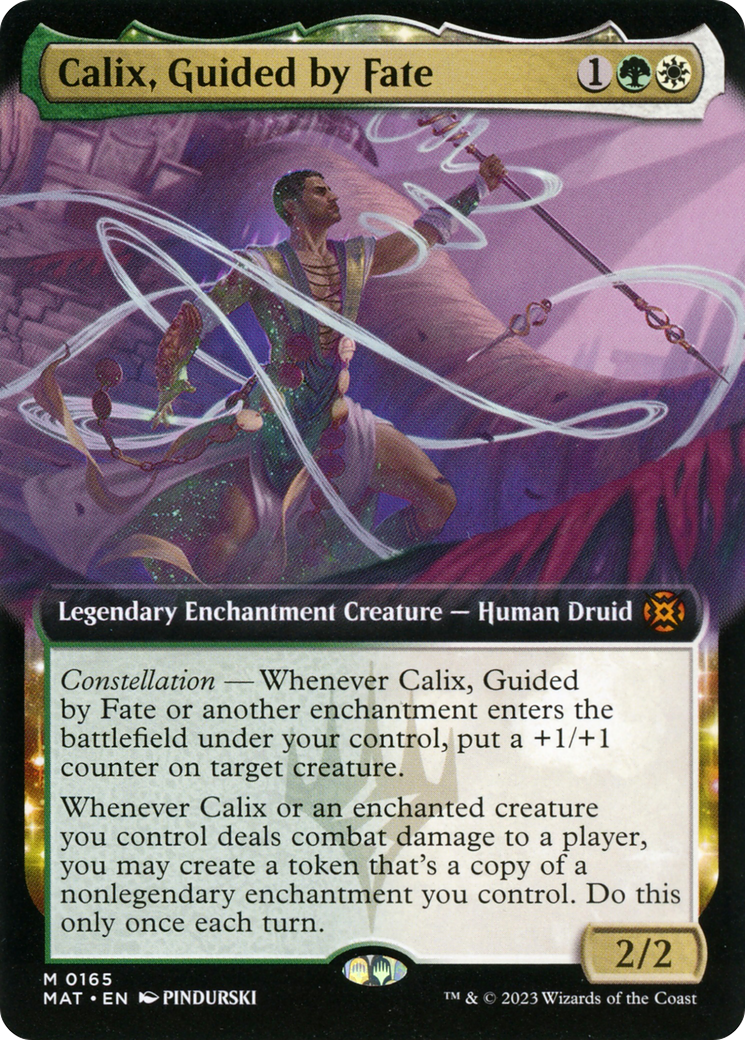 Calix, Guided by Fate (Extended Art) [March of the Machine: The Aftermath] | Chromatic Games