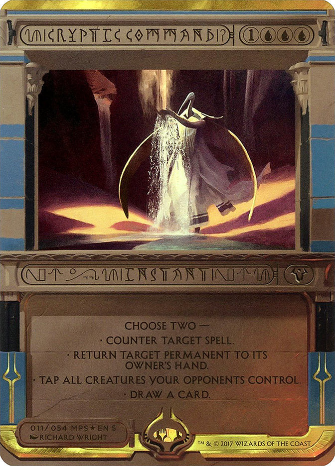 Cryptic Command (Invocation) [Amonkhet Invocations] | Chromatic Games