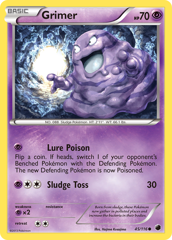 Grimer (45/116) [Black & White: Plasma Freeze] | Chromatic Games