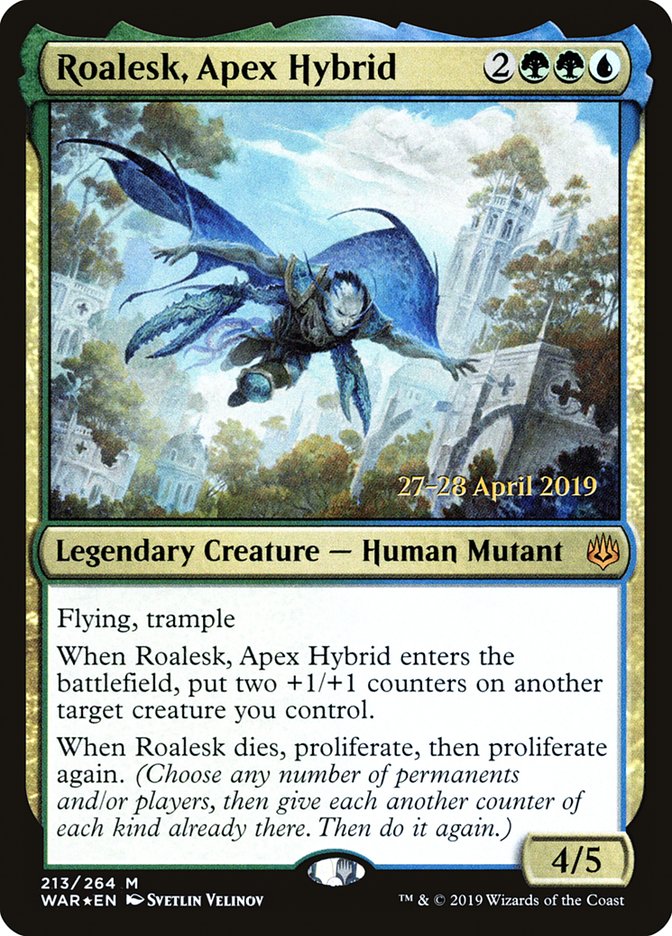 Roalesk, Apex Hybrid [War of the Spark Prerelease Promos] | Chromatic Games