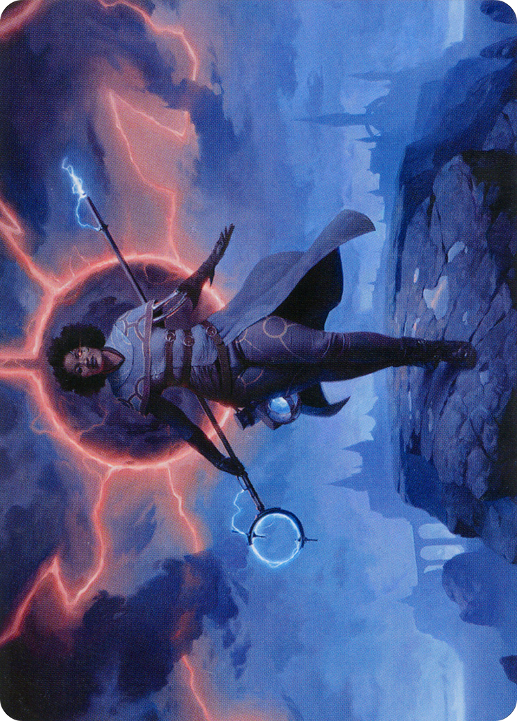 Rona, Herald of Invasion Art Card [March of the Machine Art Series] | Chromatic Games