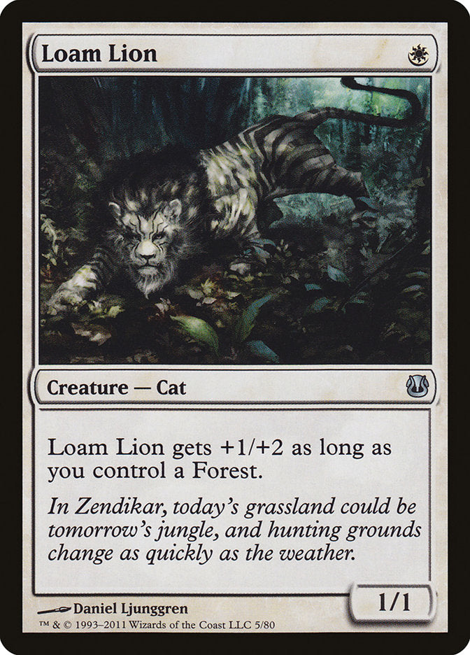 Loam Lion [Duel Decks: Ajani vs. Nicol Bolas] | Chromatic Games