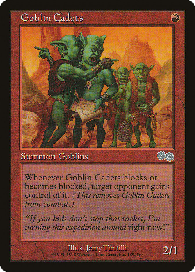 Goblin Cadets [Urza's Saga] | Chromatic Games