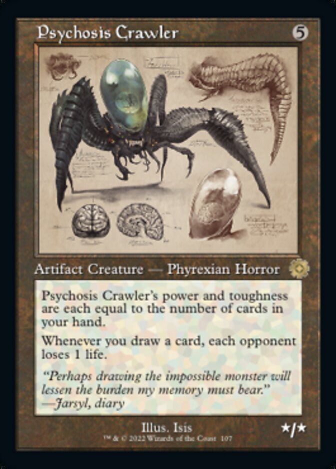 Psychosis Crawler (Retro Schematic) [The Brothers' War Retro Artifacts] | Chromatic Games