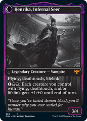 Henrika Domnathi // Henrika, Infernal Seer [Innistrad: Double Feature] | Chromatic Games