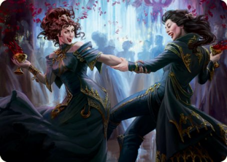 Falkenrath Celebrants 1 Art Card [Innistrad: Crimson Vow Art Series] | Chromatic Games