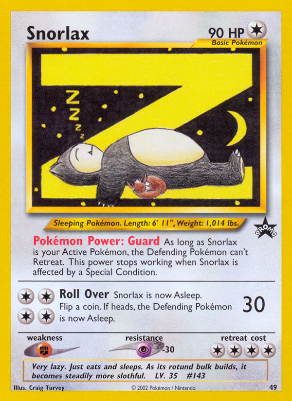 Snorlax [Wizards Black Star Promos] | Chromatic Games