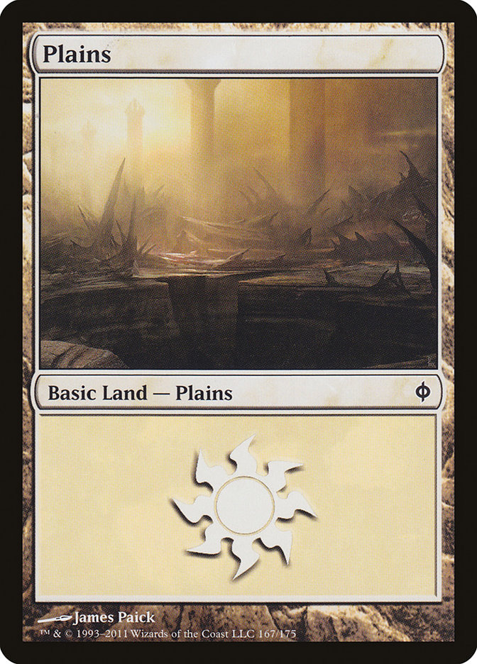 Plains (167) [New Phyrexia] | Chromatic Games