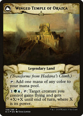 Hadana's Climb // Winged Temple of Orazca [Rivals of Ixalan Prerelease Promos] | Chromatic Games