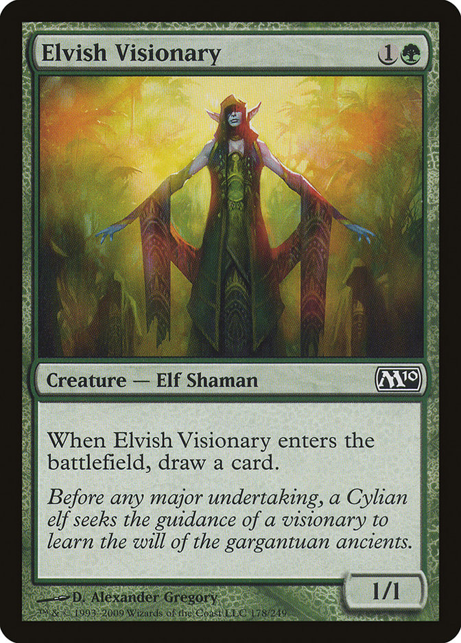 Elvish Visionary [Magic 2010] | Chromatic Games