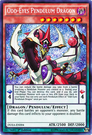 Odd-Eyes Pendulum Dragon [DUEA-EN004] Secret Rare | Chromatic Games