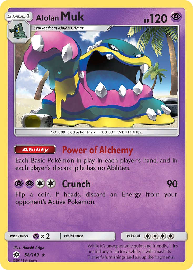 Alolan Muk (Sun and Moon Cosmos Holo) [Blister Exclusives] | Chromatic Games